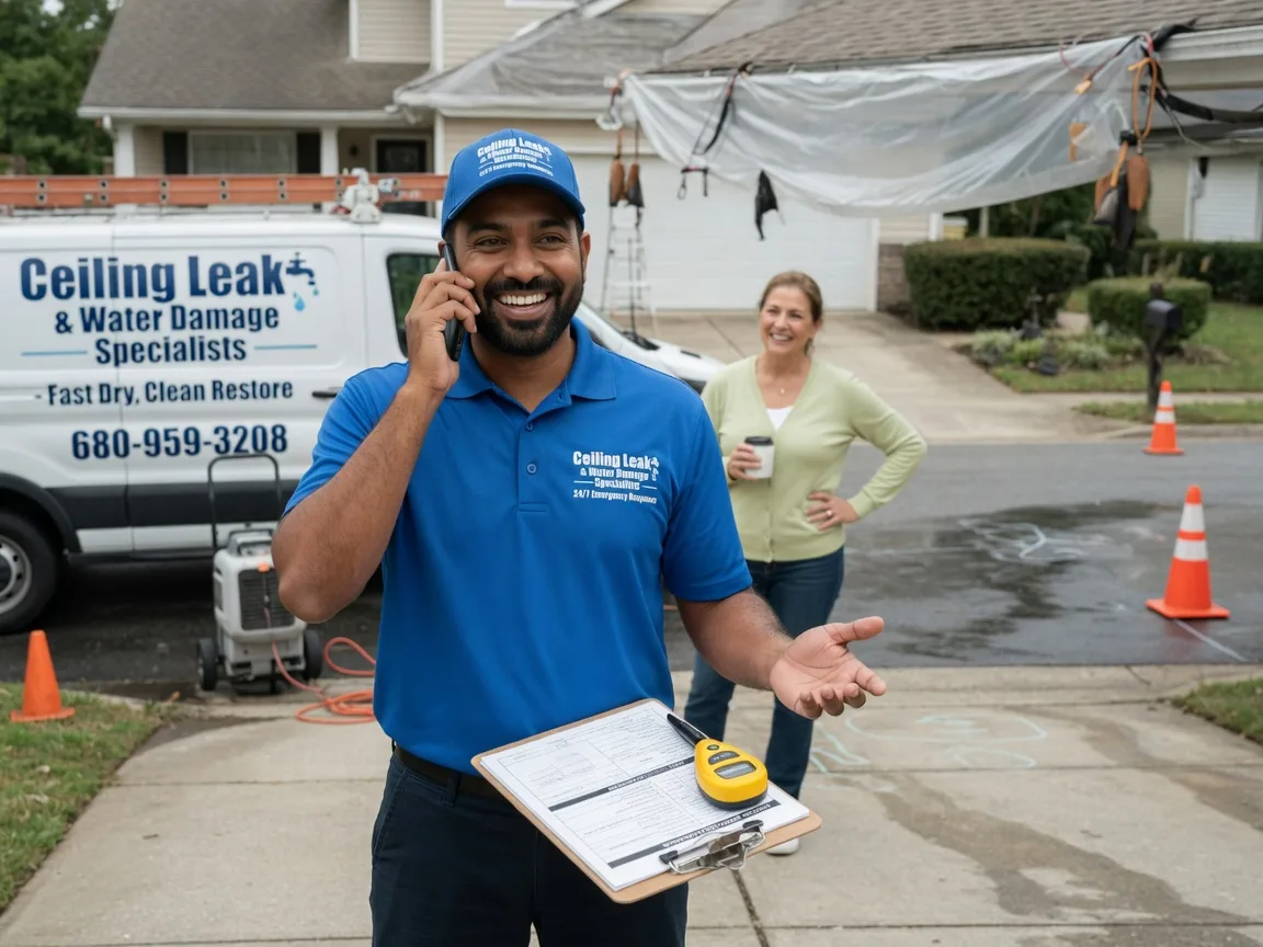 Ceiling Leak Cleanup Calamus, IA FAQs